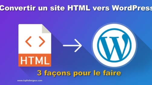 html vers wordpress