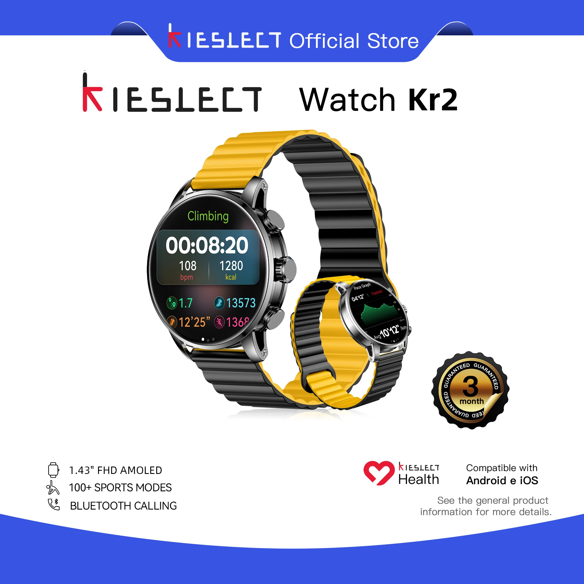 Montre connectée Kieslect Smart Calling