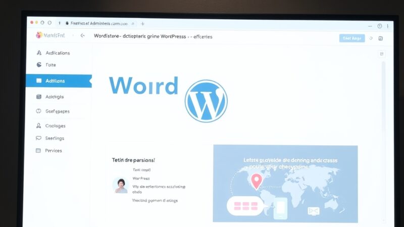 tableau de bord wordpress lent